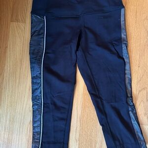 Splits 59 Black Leggings with Mesh Panels
